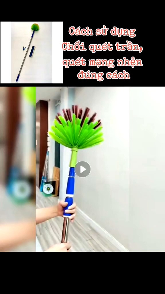 Chổi quét mạng nhện quét trần nhà chổi quét đa năng