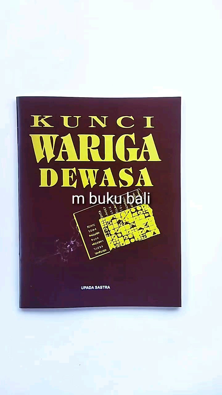 Buku Kunci Wariga Dewasa