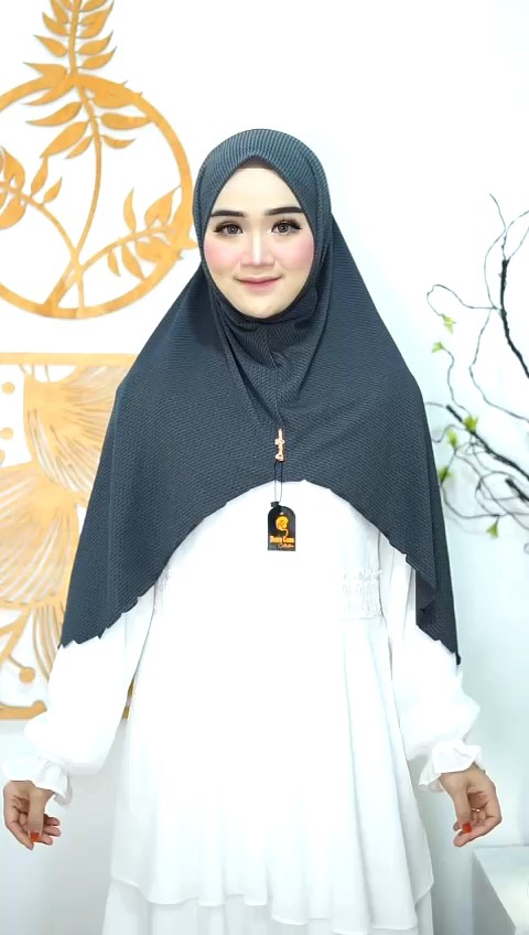 Kamelia Daura Gama Jilbab Instan Bergo Pet Malay Premium