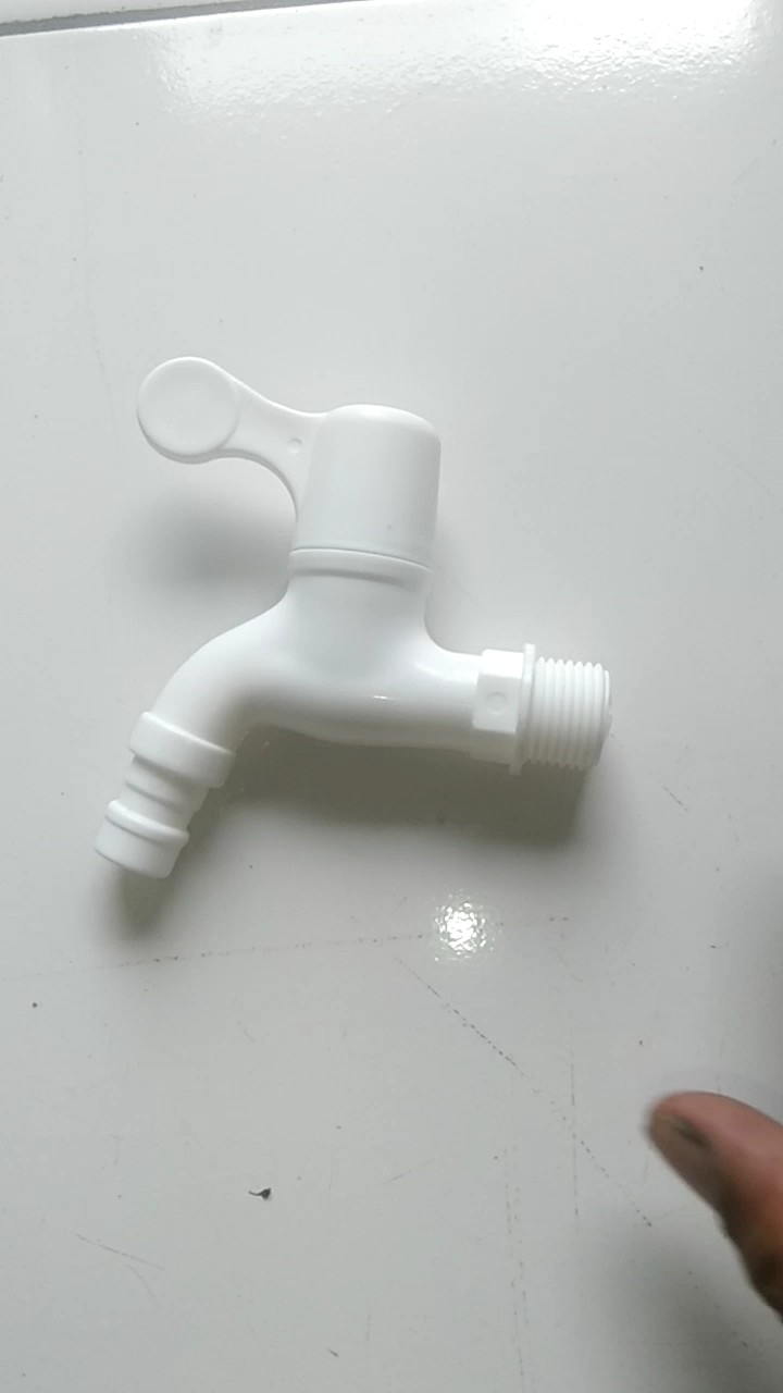 Kran Air Taman PVC Putih & Kran Air Tembok Mesin Cuci