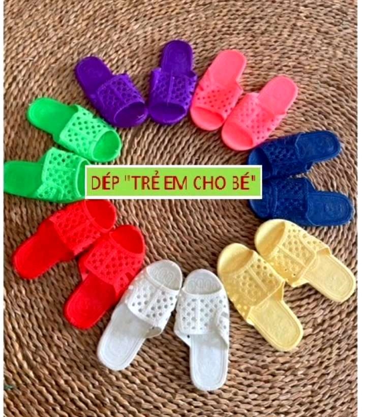 Dép EM BÉ nhựa tổ ong Trẻ Em dày êm loại 1 (Đo chân)