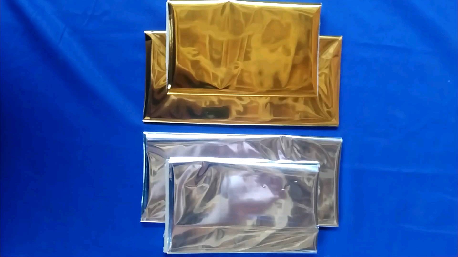 (ecer 1 Meter) Plastik Prada Foil Emas Silver Wessler Pewarna Kaligrafi