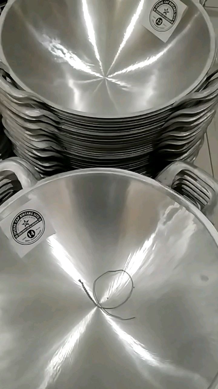 Kuali Ceper Bintang Saty No.16 Super Tebal Harga Pabrik Termurah Penggorengan anti lengket