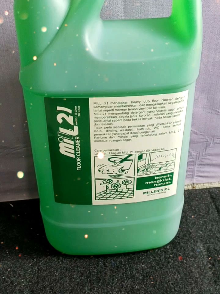 Mill 21 Floor Cleaner Cairan Pembersih Lantai Marmer Teraso Vinyl - 4 Liter