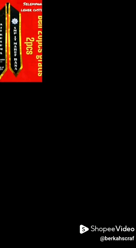 Selempang wisuda custom