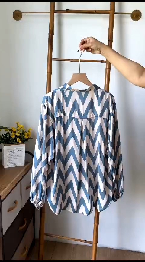 Realpict - MARISTA KEMEJA MOTIF WANITA KRAH V MODEL TERBARU // ATASAN BAHAN RAYON VISCOSE