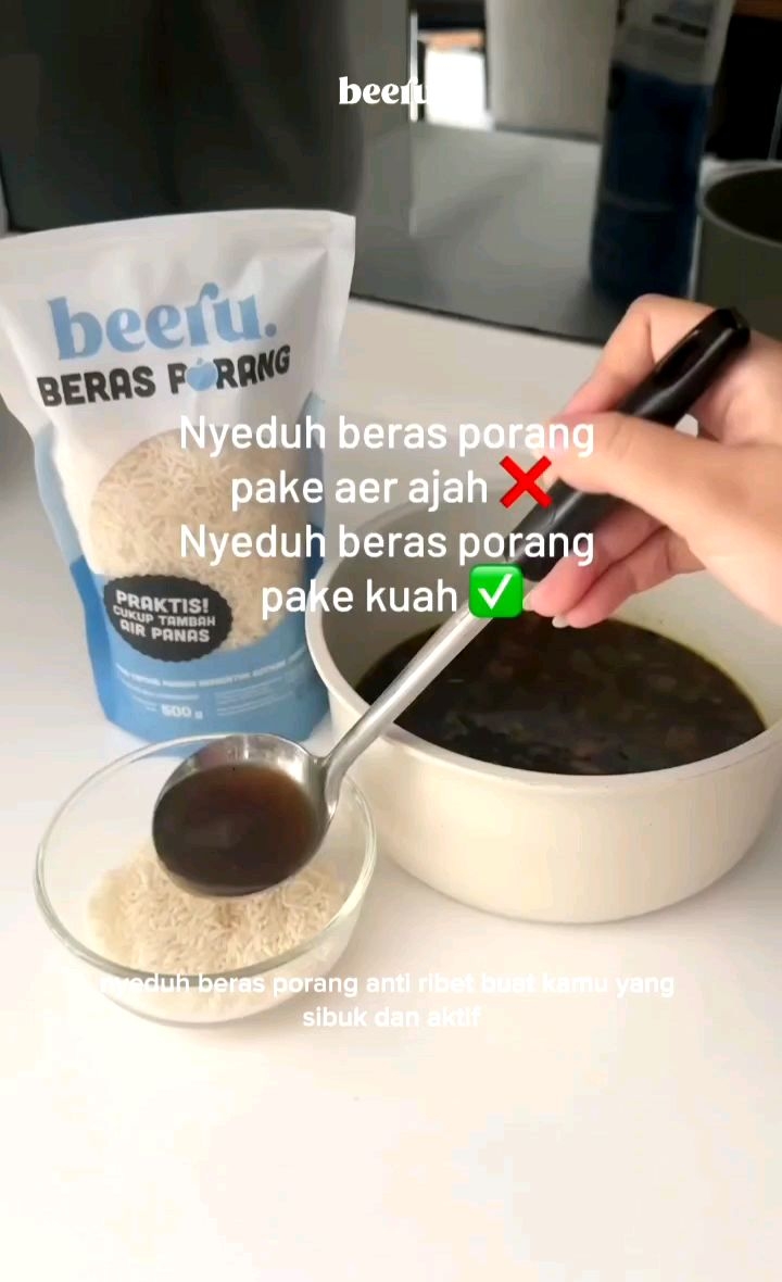 Beeru | BERAS PORANG | 1 DUS (isi 12 POUCH 1KG)