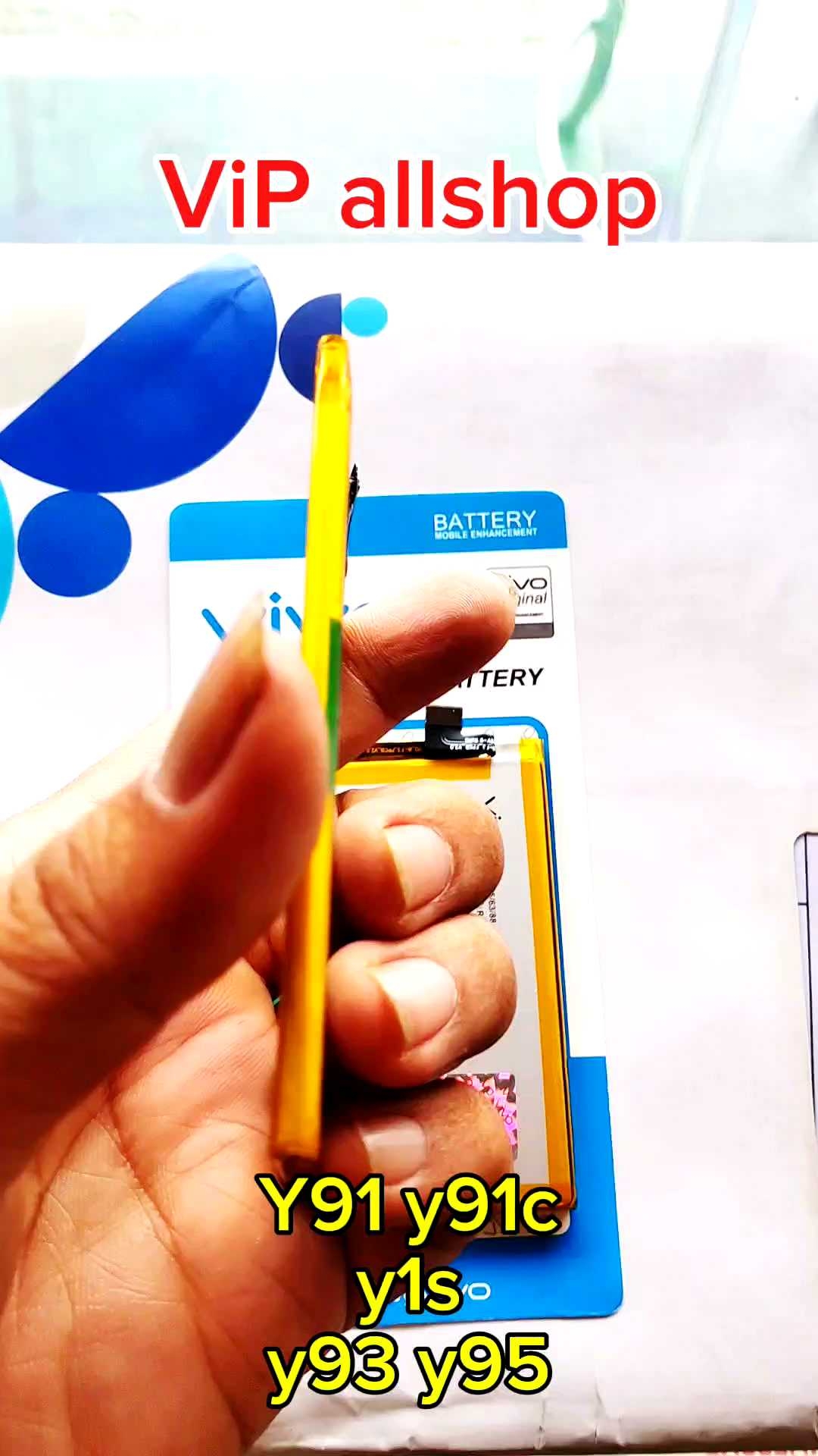 Baterai Vivo Y91, Y91C, Y93, Y95, Y1S Original 1814, 1816, 1817, 1820, 1811, 1807 Batre BF3 Asli