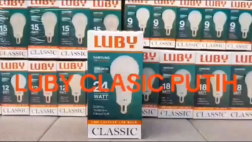BOHLAM LED / LAMPU LED GARANSI 1 TAHUN LUBY CLASSIC 5W-24W