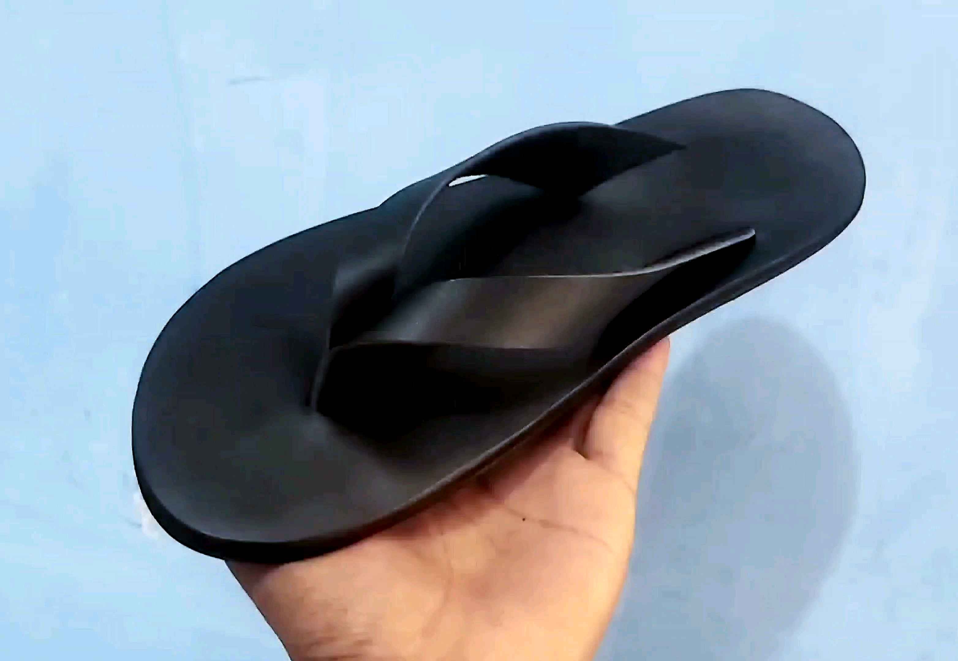 Best Quality - Sandal Jepit Pria Polos Full Kulit Flipers