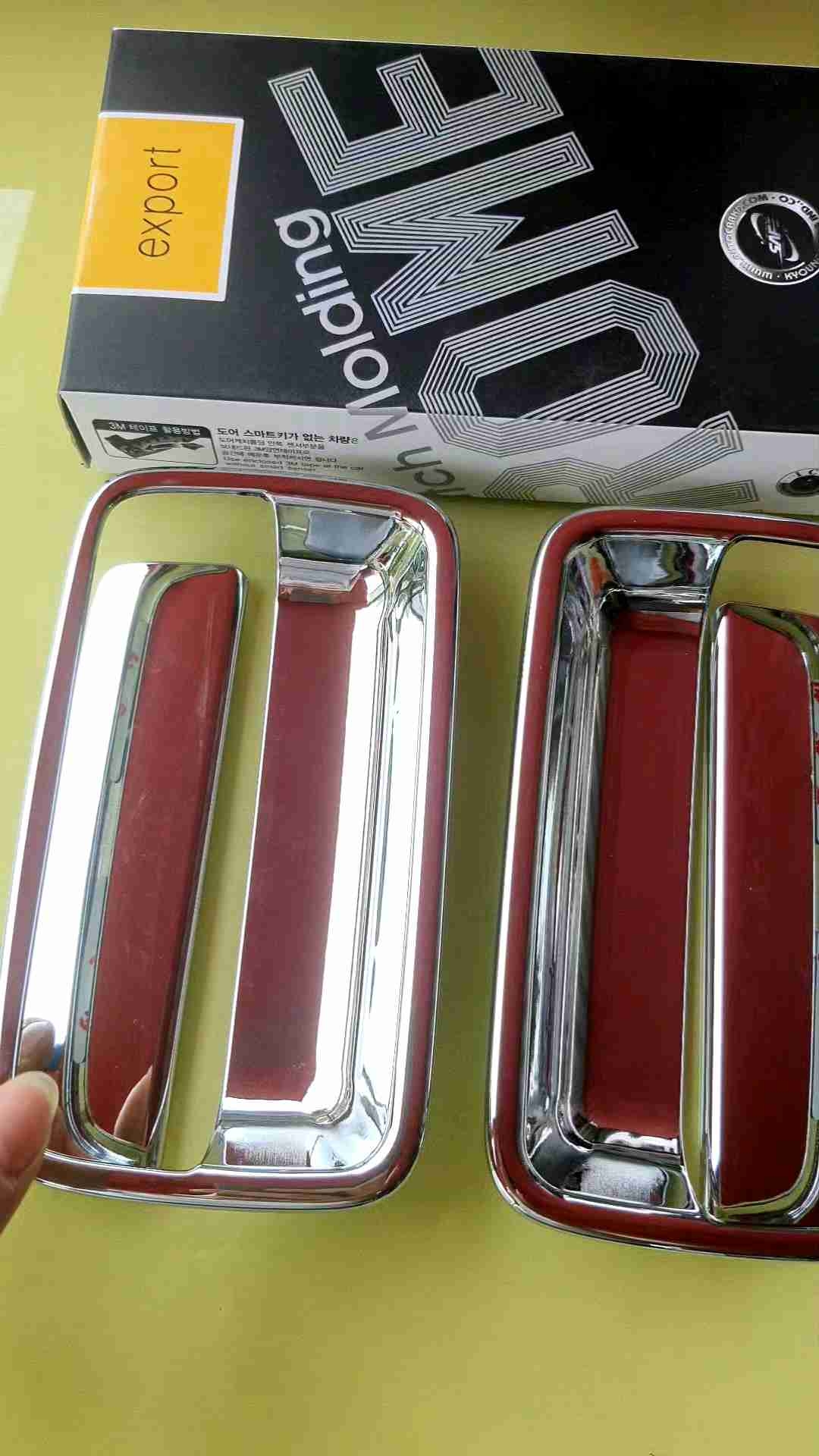 Ốp mạ crom tay cửa ngoài kia k3000k165k140k2700korea