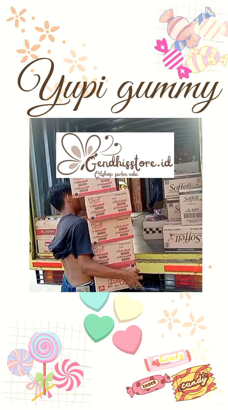 🌸GENDHISSTORE.ID🌸 YUPI HARGA TERMURAH✓ YUPI 500 ISI 24PCS/BOX✓ YUPI LITTLE STARS✓