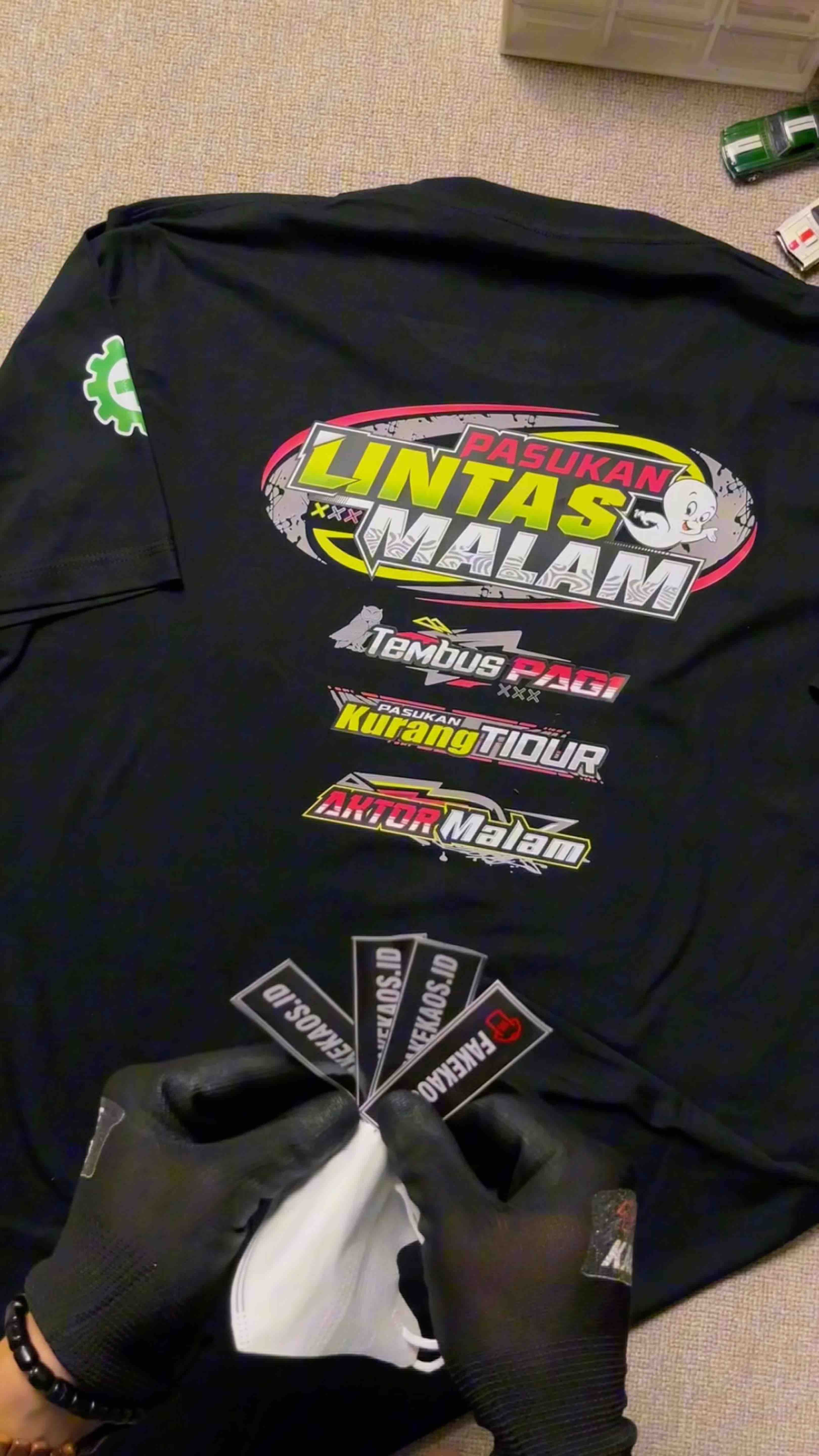 KAOS PASUKAN LINTAS MALAM new (tebal bahan combed 24s)