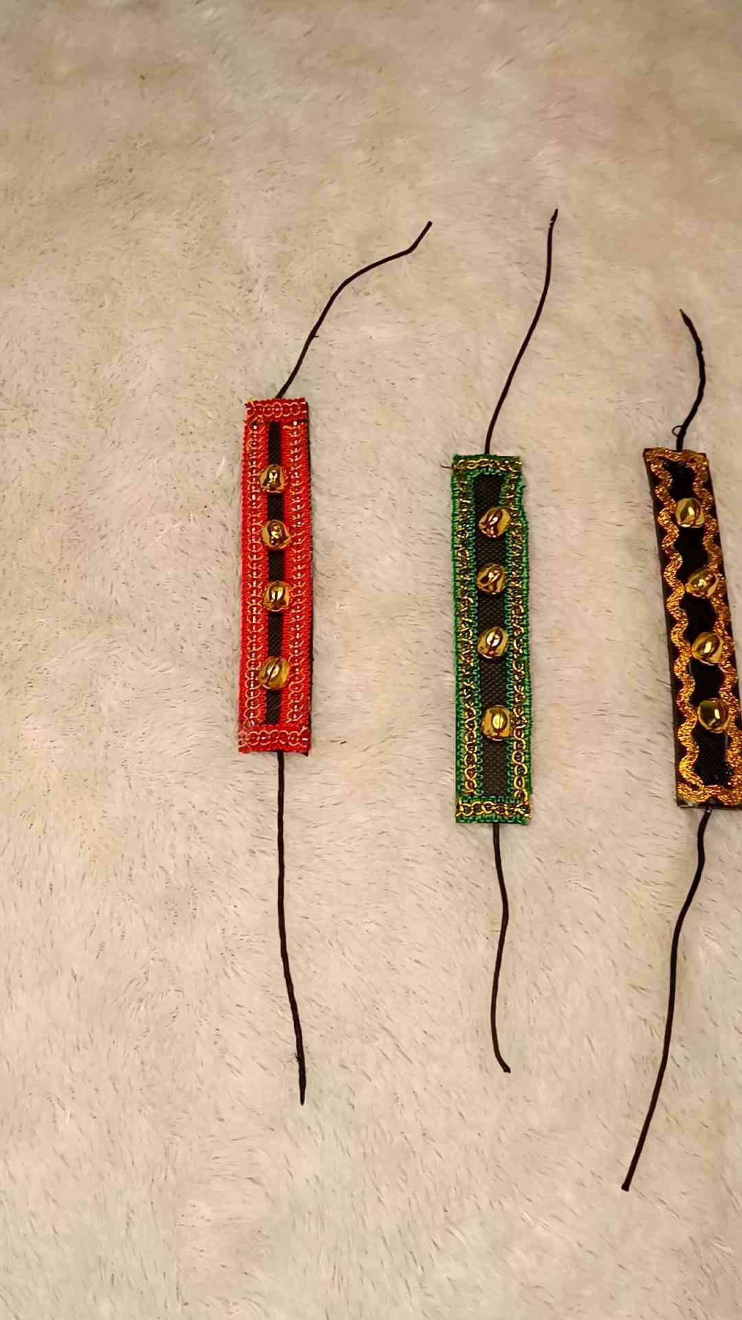 Gelang Kaki Klintingan Gongseng Binggel Jaranan Kuda Kepang Motif Payet Karet