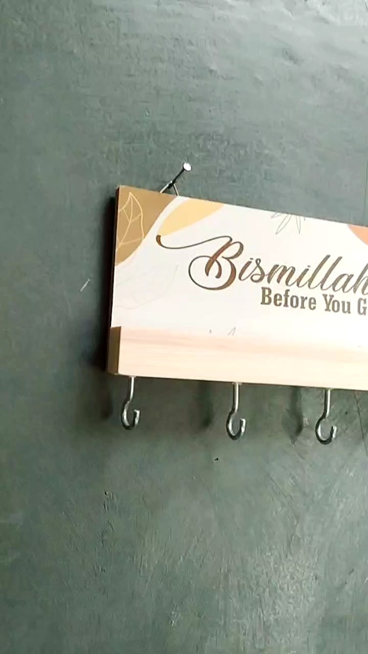 Tempat Gantungan Kunci Aesthetic Keychain Tempat Menaruh Kunci Dari Kayu Jati Belanda