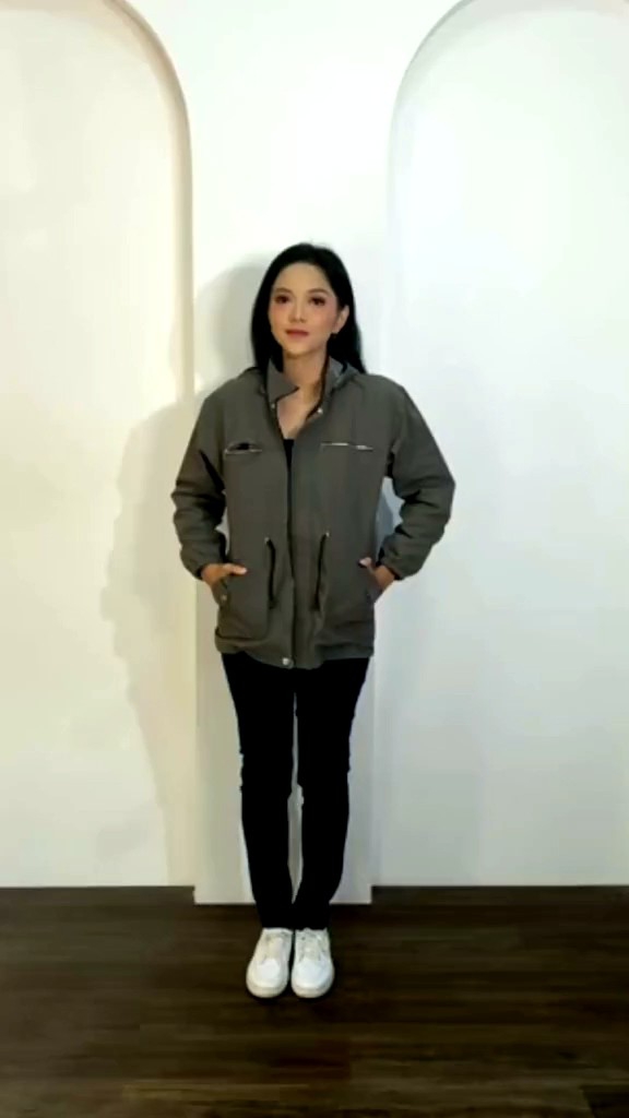 Jaket Parka Cewek Ukuran M & L & XL & XXL & 3XL & 4XL