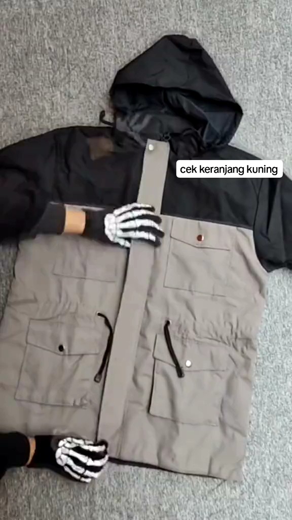 Jaket Parka Jumbo Pria Ukuran M & L & XL & XXL