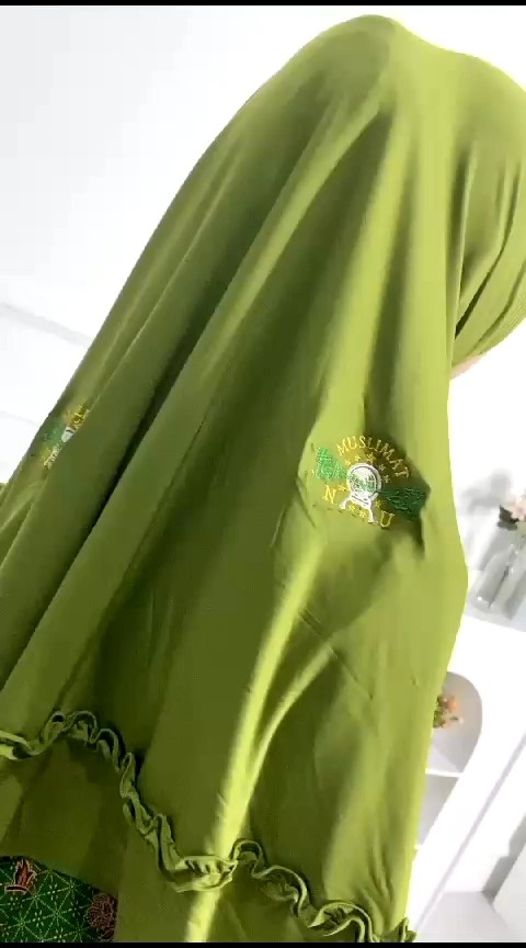 Jilbab Muslimat NU Instan Bordir 5