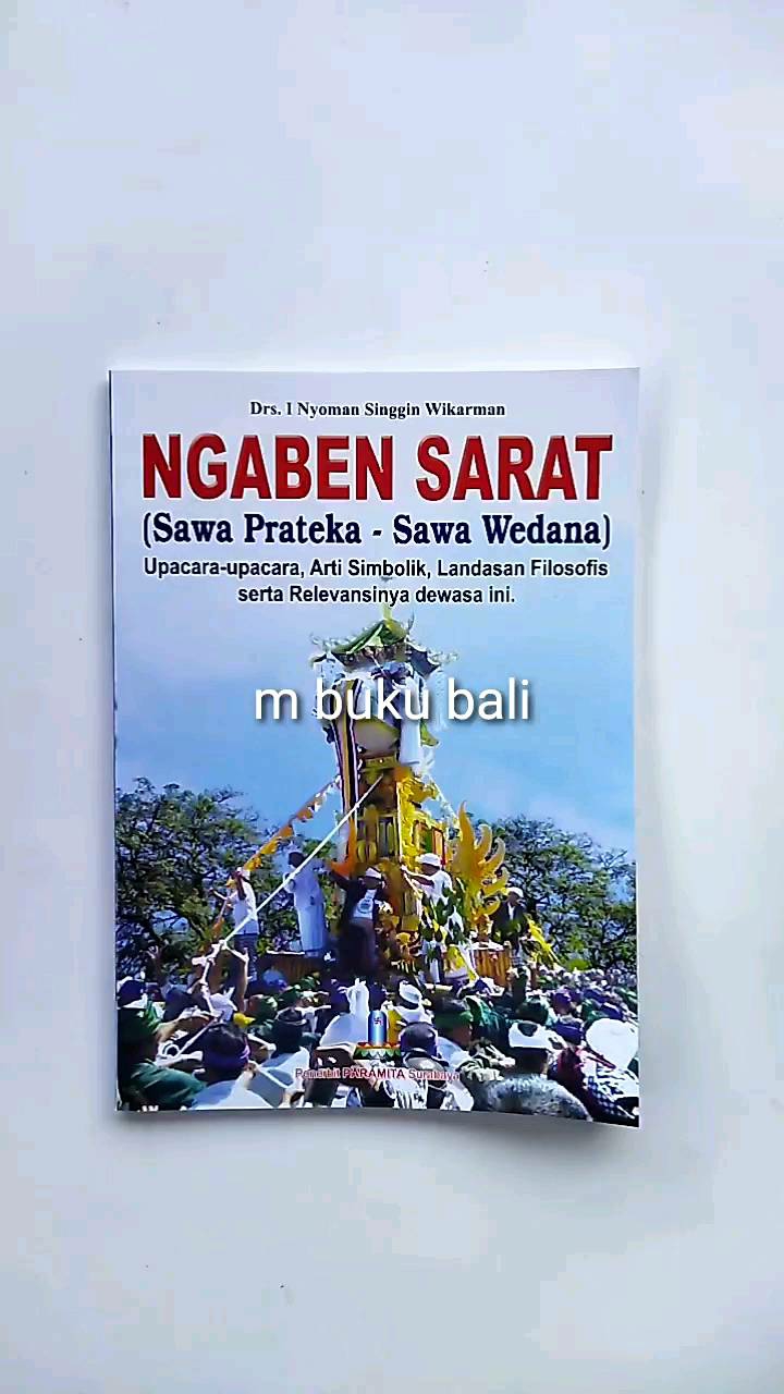 Buku Ngaben Sarat Sawa Prateka Sawa Wedana