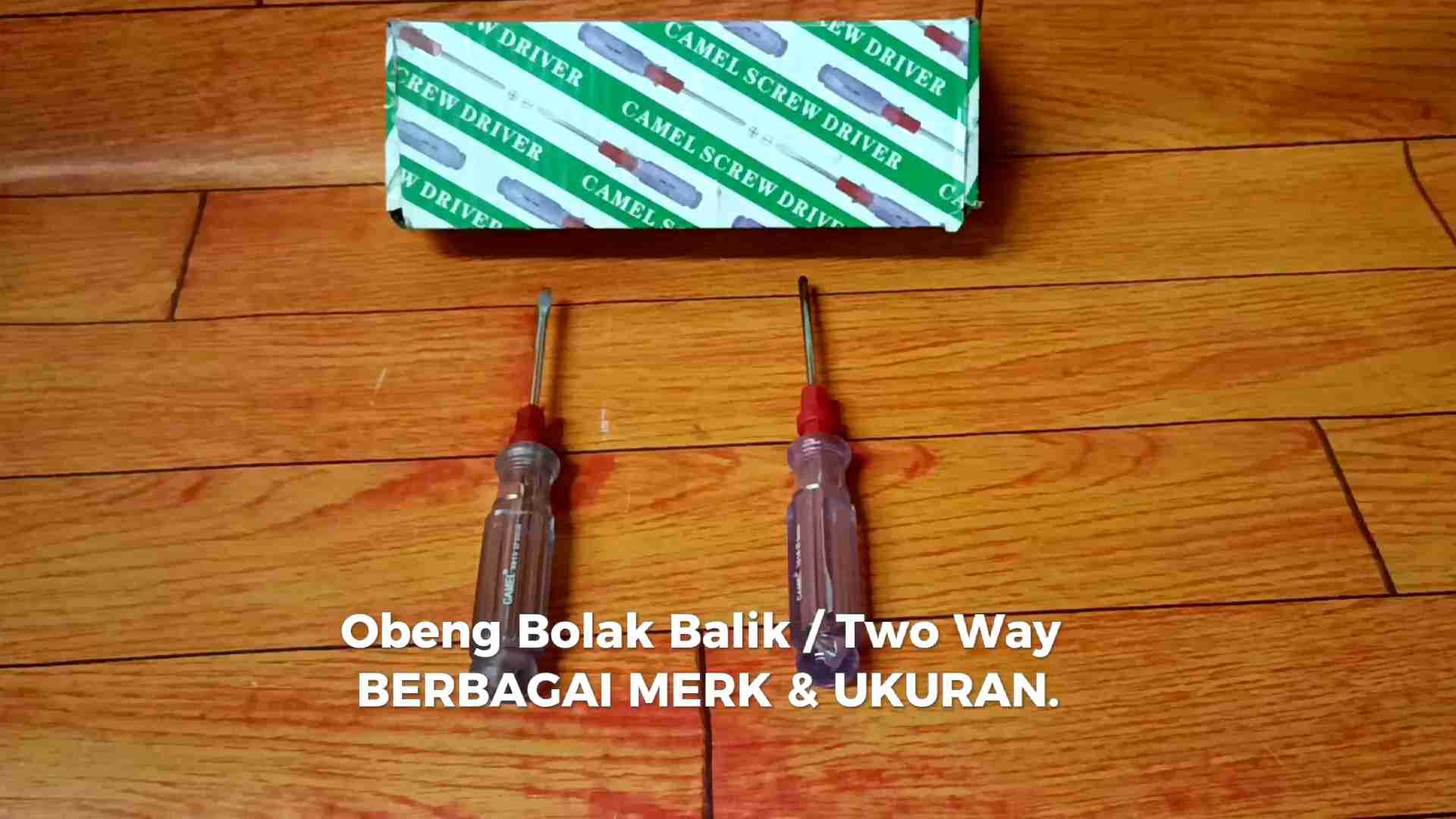 Obeng Bolak Balik / Two Way BERBAGAI MERK & UKURAN
