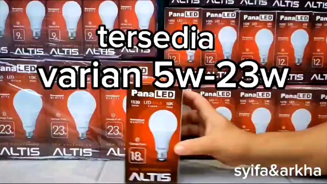 BOHLAM LED / LAMPU LED PANALED ALTIS PAKET 10 PCS