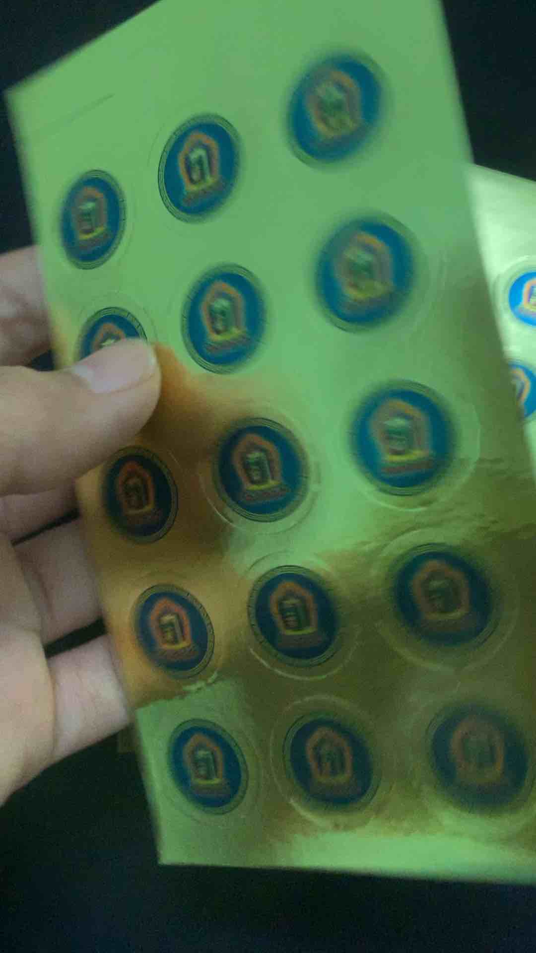 Bộ decan 15 hình dán kim cang thời luân 2 cm