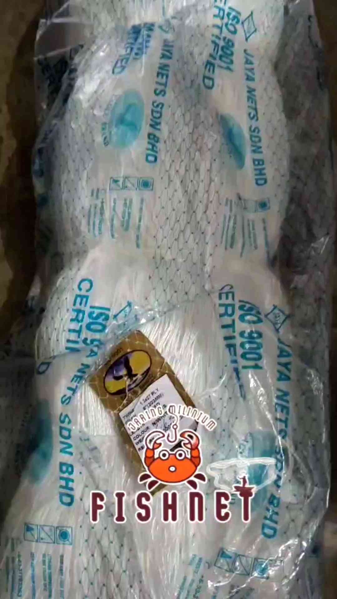 Jaring Milenium: 8inci, 27ply, 40md & 100yds Tate