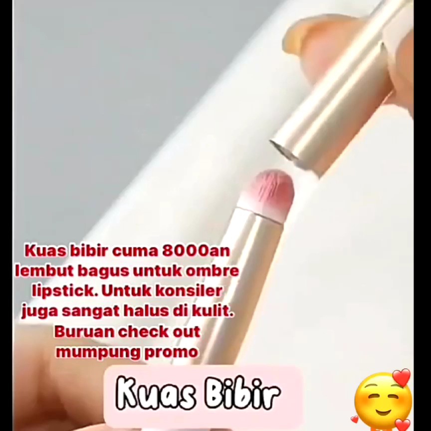 Kuas Lipstik Concealer Lip Brush Applicator Premium Make Up Multifungsi