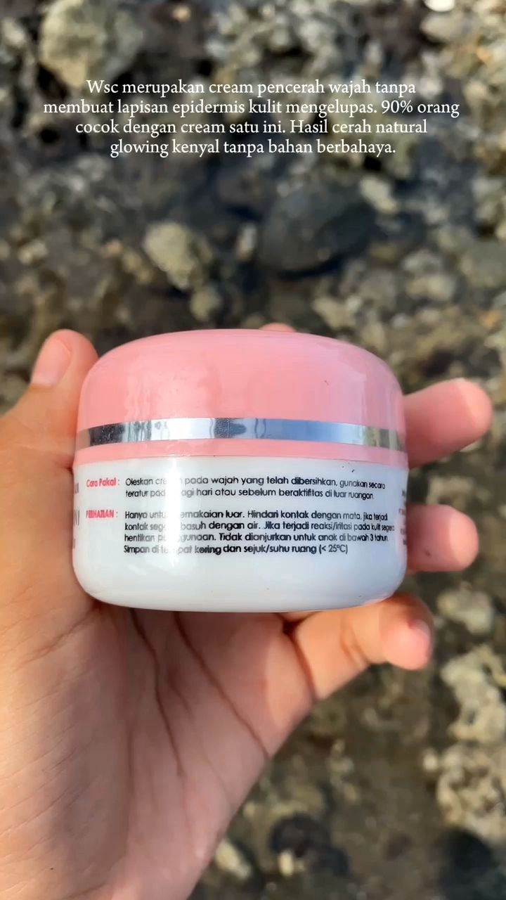 Skincare Day Dan Malam Cream Wsc2in1 (Glowing Whatening) Ampuh Mencerahkan Wajah Bpom Dan Original