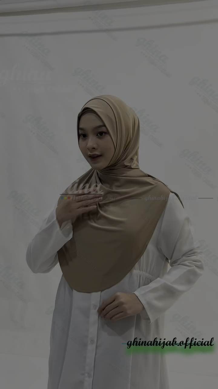 Hijab Instan Dawa Malay Oval Jersey Softpet Shireen Ukuran L