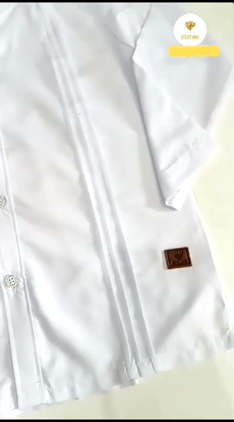 Set Baju Koko Putih Anak Lengan Panjang Pendek 4-14th