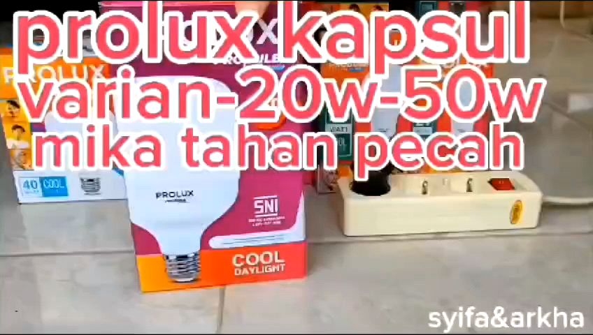 BOHLAM LED / LAMPU LED GARANSI 1 TAHUN PROLUX GRANDE 20W-50W