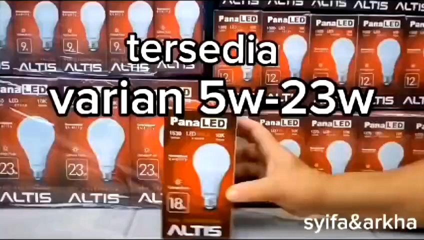 BOHLAM LED / LAMPU LED PANALED ALTIS 15W