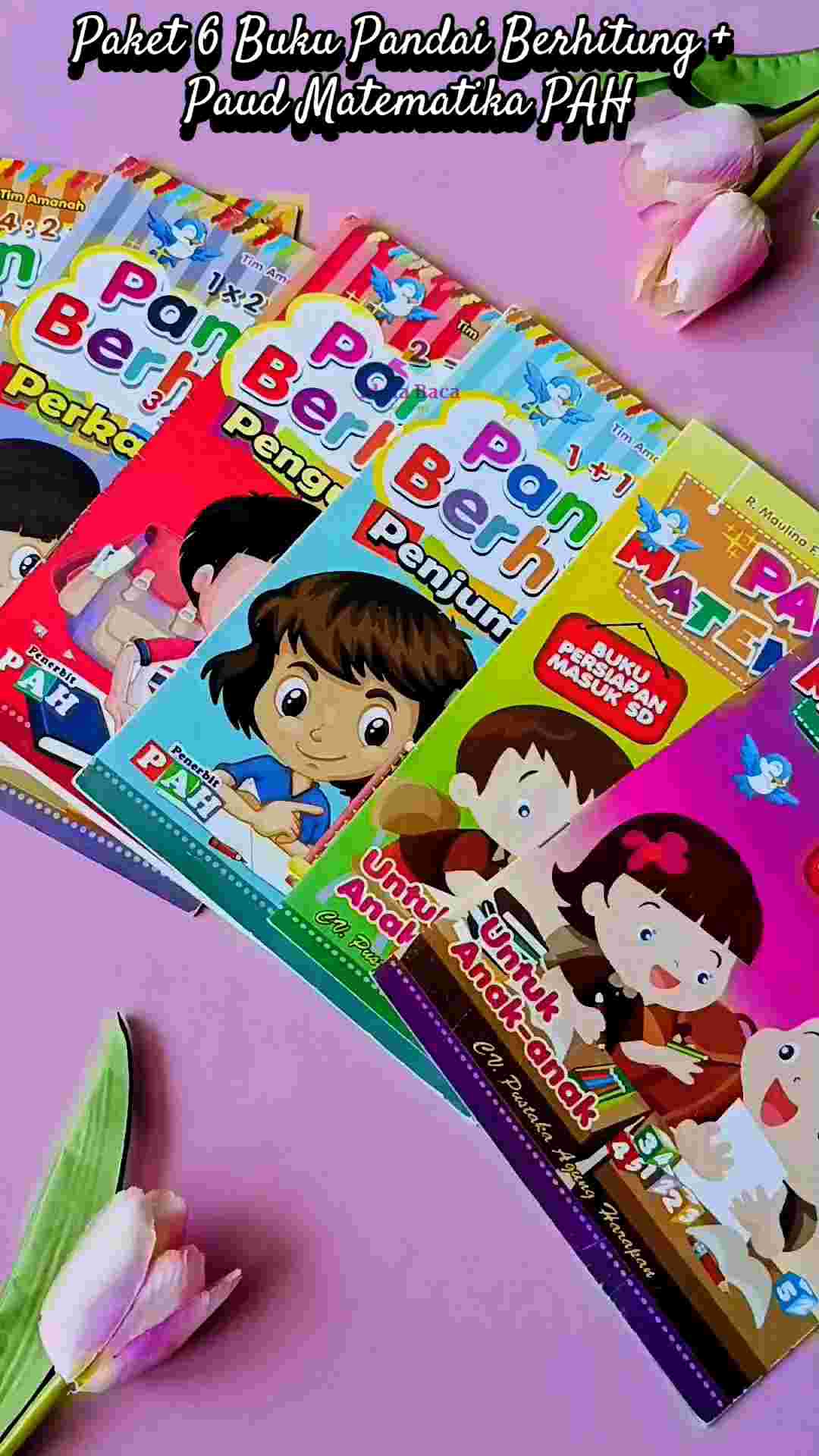 Paket 6 Buku - Pandai Berhitung + Paud Matematika 1 & 2 (PAH)