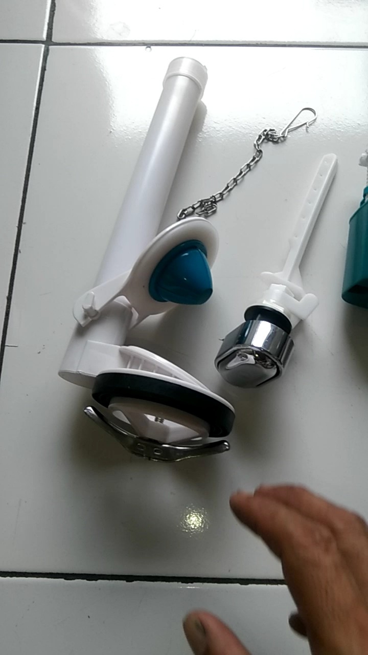 Alat pelampung Closet duduk pencet samping/alat Closet model kodok/ pelampung dalaman Closet