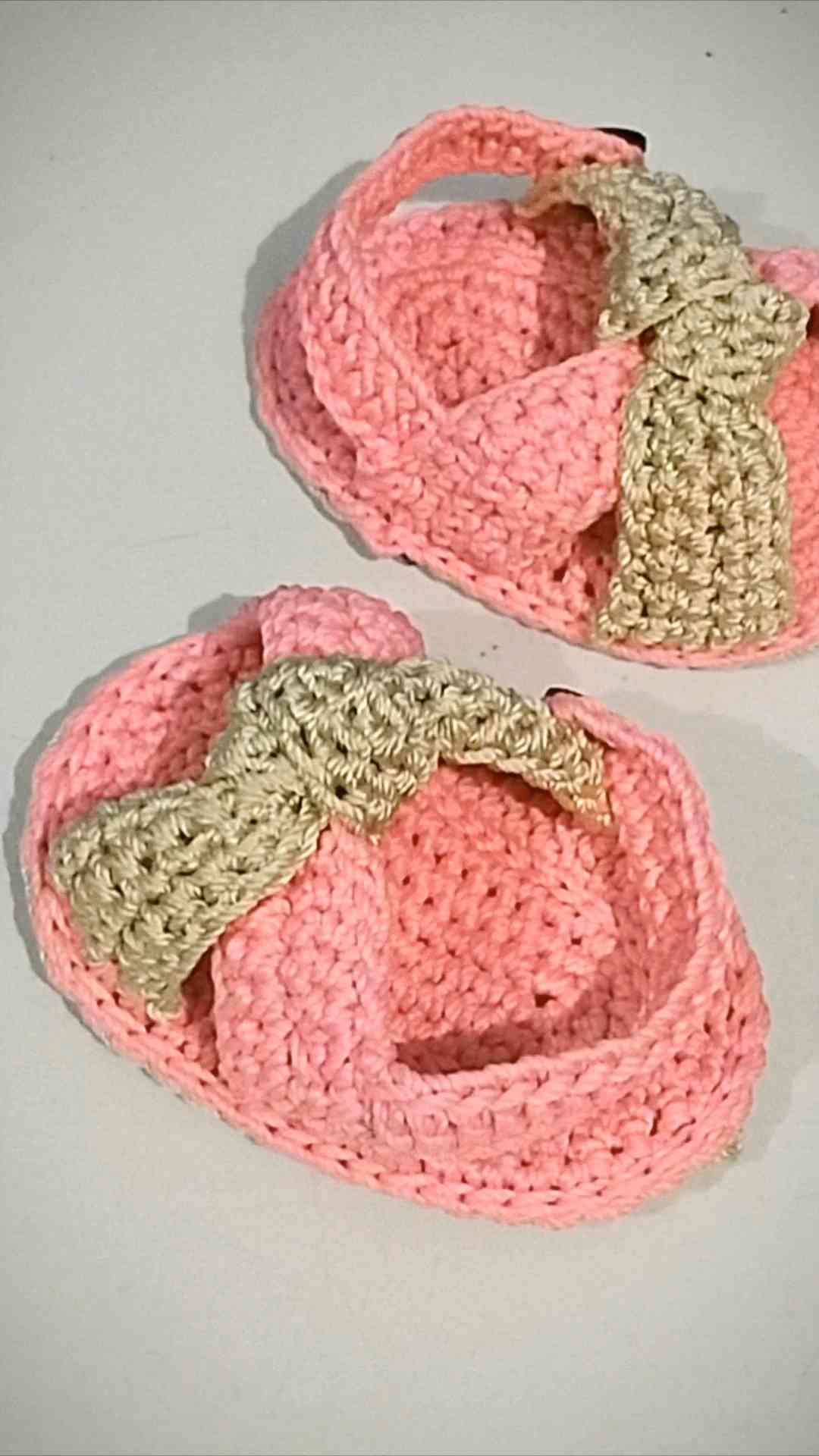 sendal rajut bayi / sepatu rajut bayi