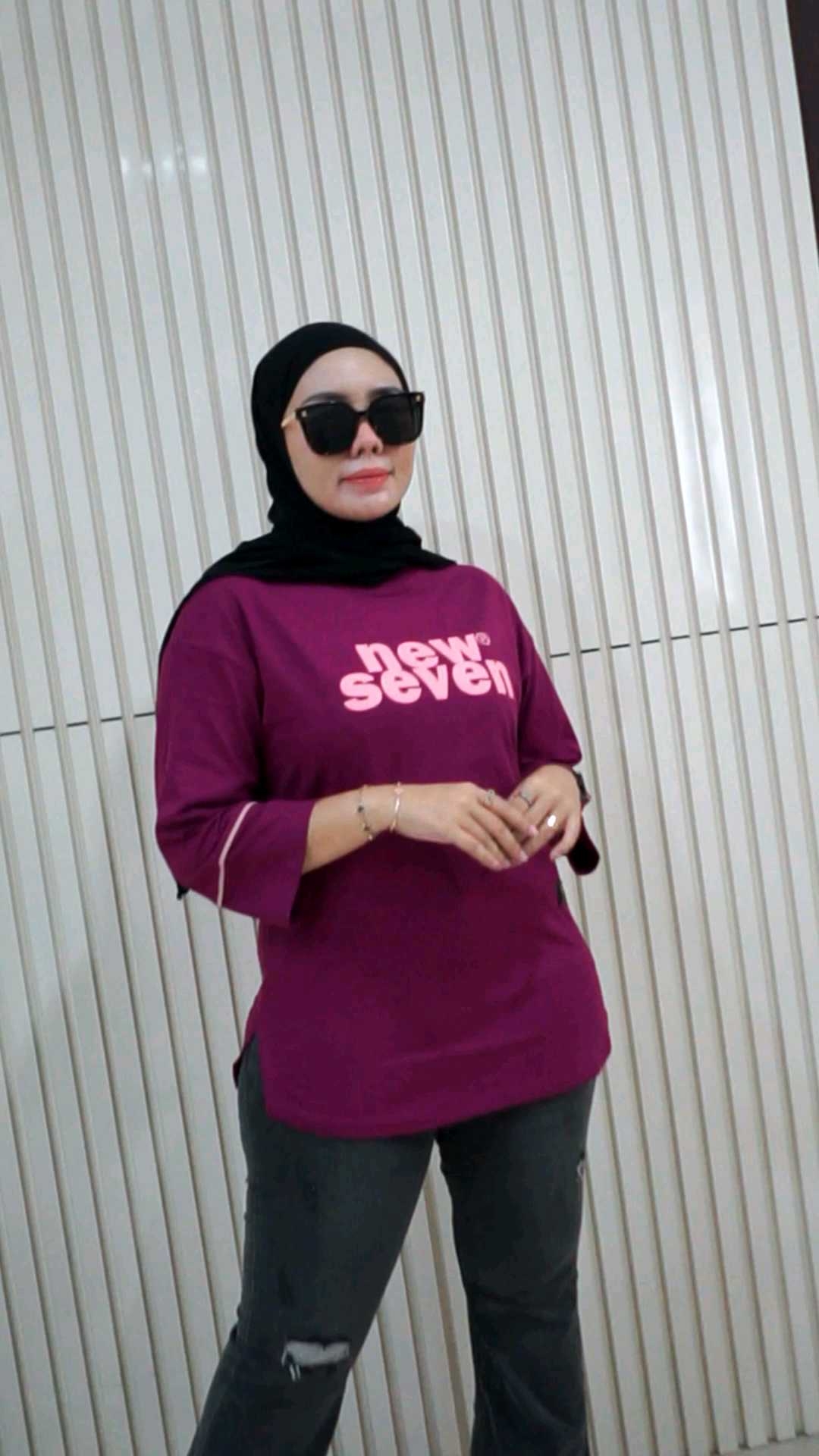 KAOS WANITA LENGAN PANJANG BAWAH SEMI OVAL BAHAN KATUN COMBAT DENGAN SABLON PLASTISSOLL//ATASAN T SHIRT WANITA BASIC OVERSIZE LD L DAN LD XXL TERBARU DAN TERLARIS