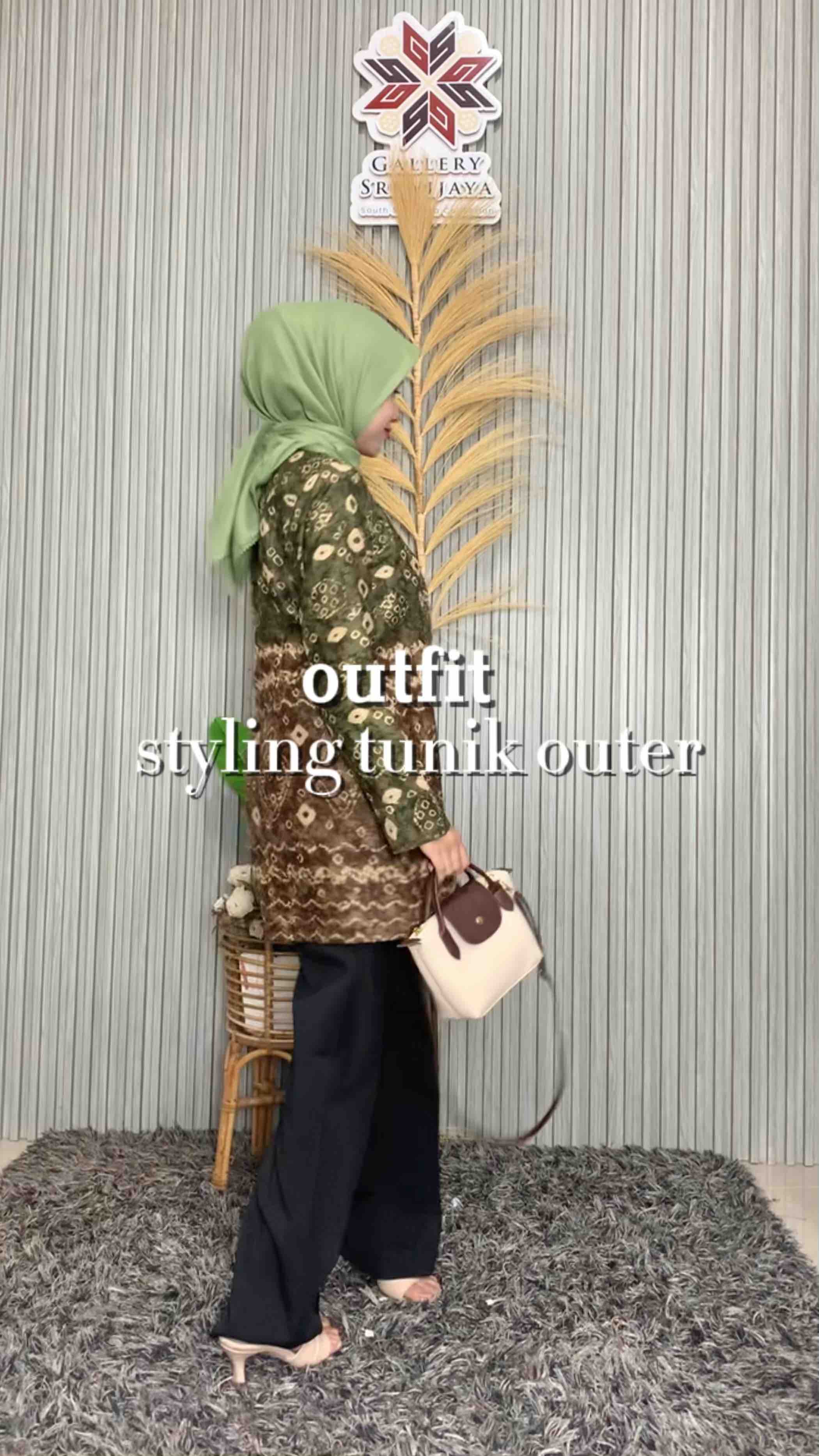 TUNIK JUMPUTAN KOMBINASI ETNIK PALEMBANG CINDO
