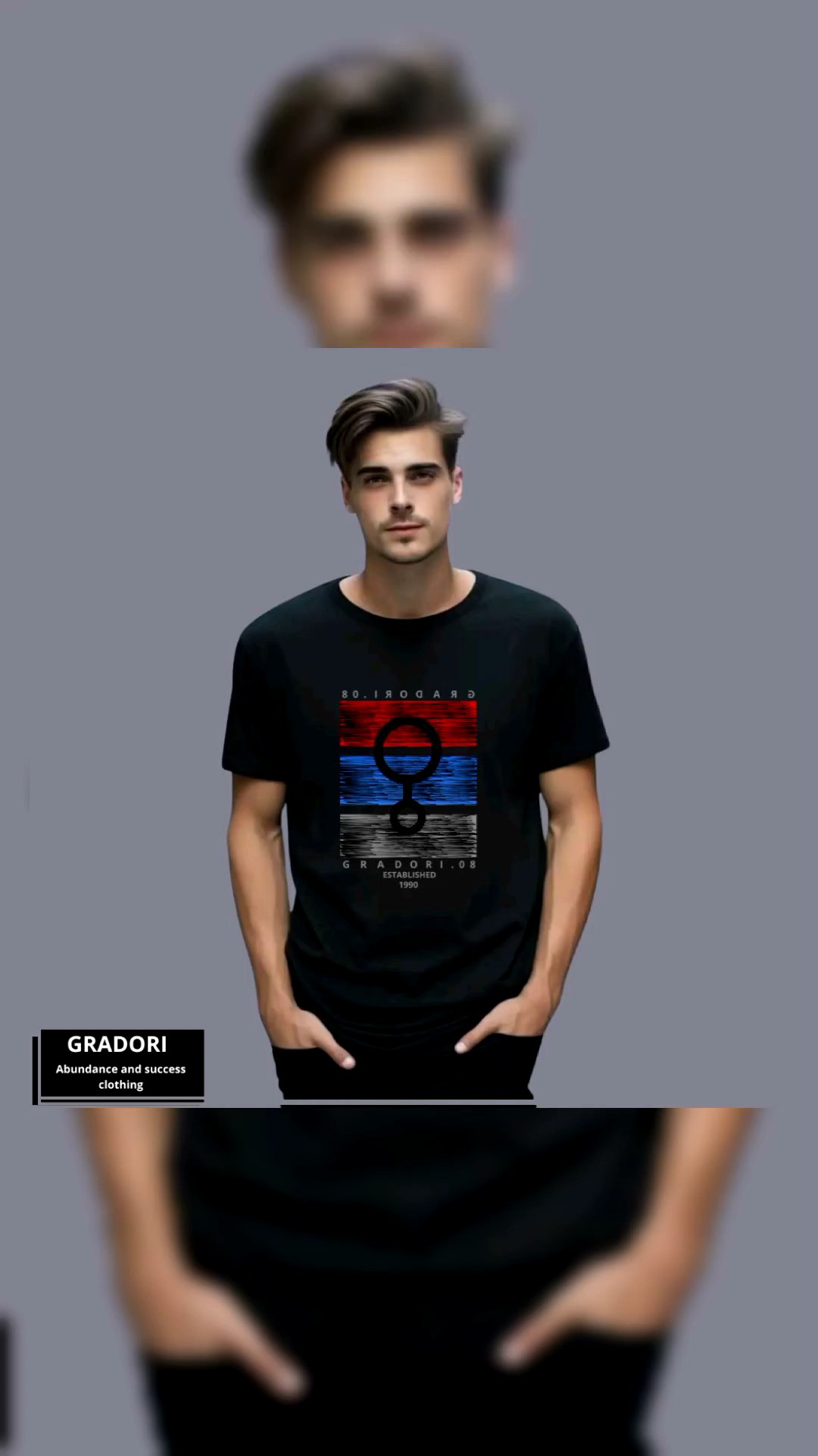 New Arival Baju Distro Pria Lengan Pendek Warna Hitam Putih