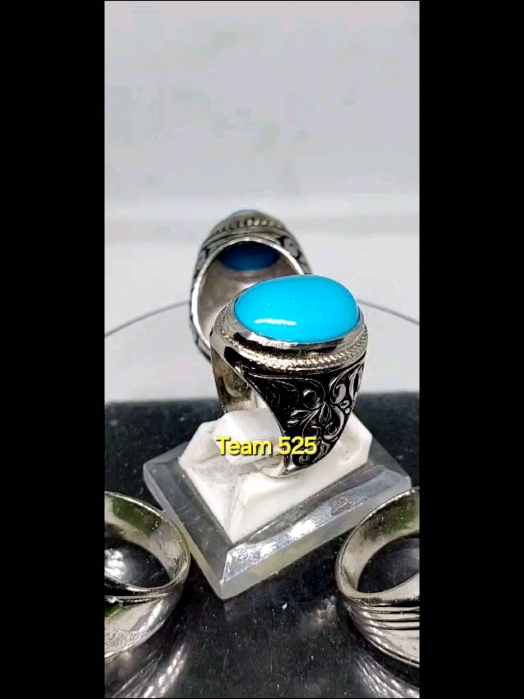 Cincin Batu akik mustika lipan merah