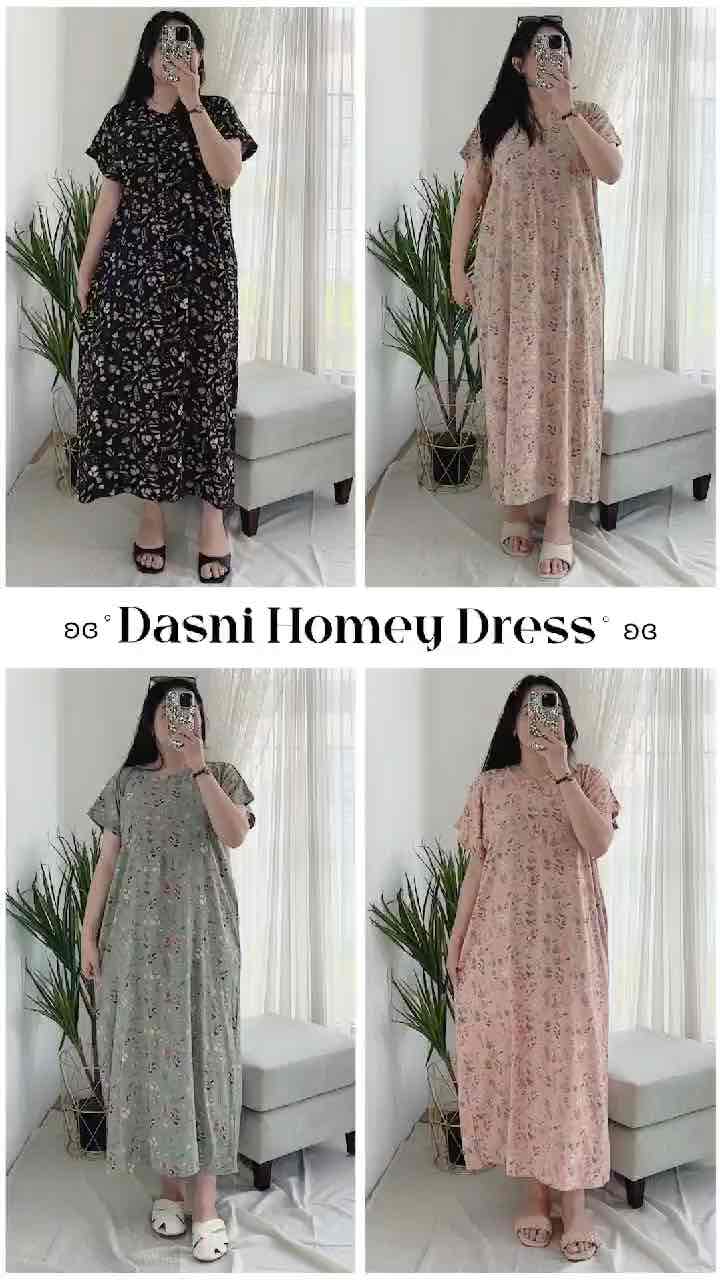 TIYAS SUILI DRESS RAYON MOTIF BY MORIST