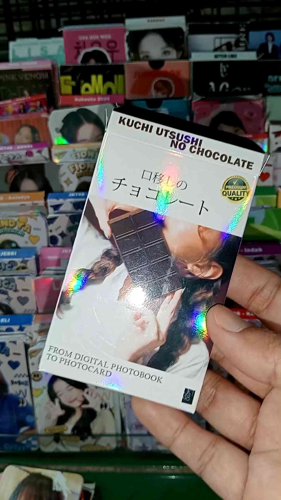 Photocard JKT48 [Hologram] Utsushi No Chocolate (2 sisi) - 1Pack isi 25Pcs