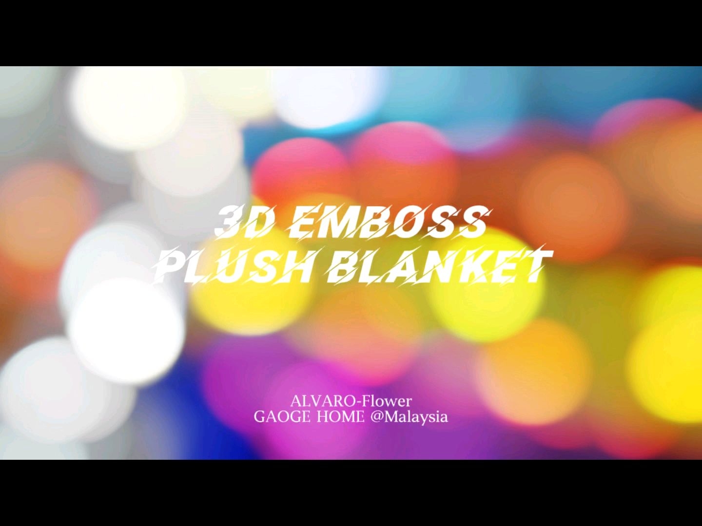 Fluffy Blanket Velvet Throw 3D Flower Embossed Blanket All Season Warm Blanket Sofa Couch Blanket Gaoge ALVARO-Flower