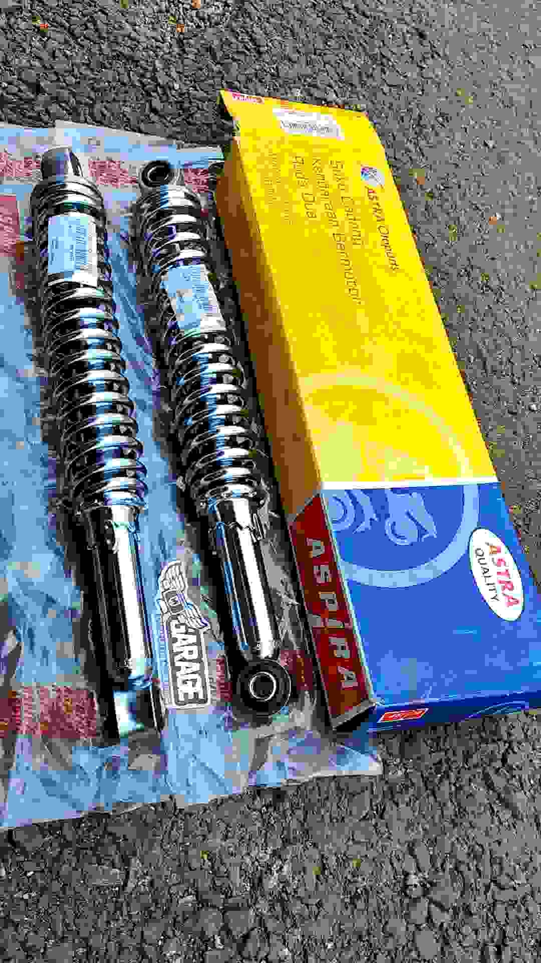 Shockbreaker Belakang Win100 & ASPIRA: Pemilihan dan Penggunaan