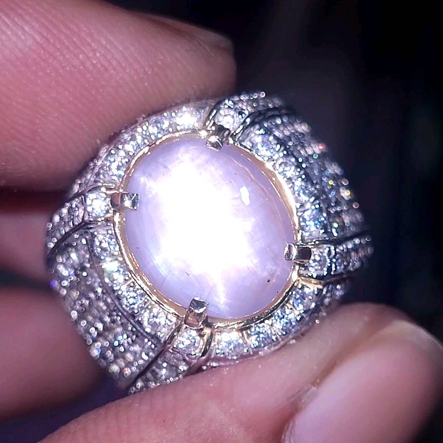 Natural star sapphire ceylon safir srilanka BODY GLASS