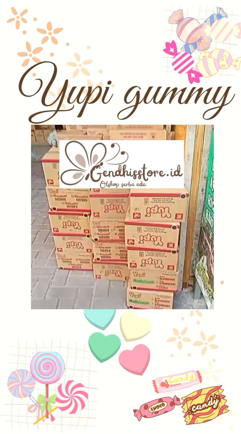 🌸GENDHISSTORE.ID🌸 YUPI HARGA TERMURAH✓ YUPI 500 ISI 24PCS/BOX✓ YUPI GUMMY FANGS✓