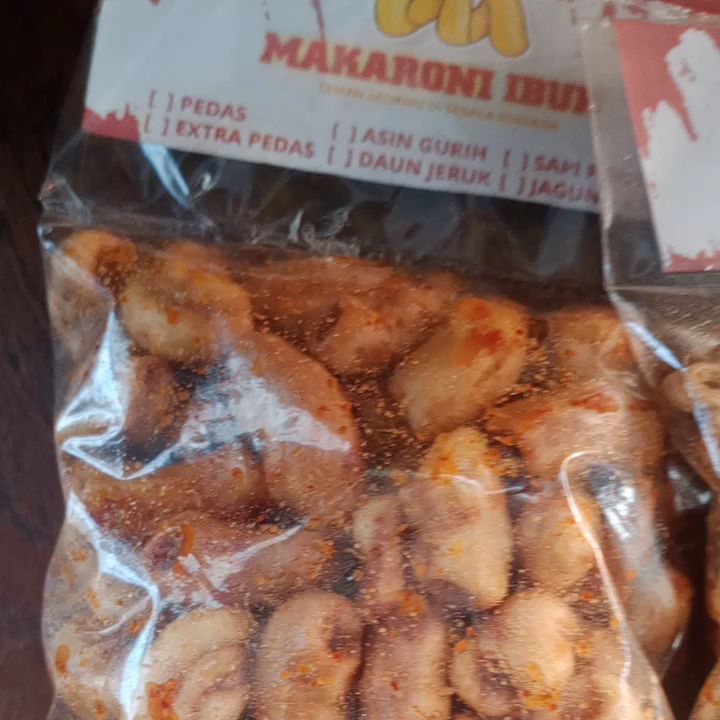 Makanan Ringan Pedas Makaroni Bantet 2000an