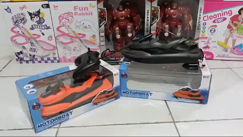 RC JET SKI Mainan Remote Control Motor Boat 0036-5 Mainan Anak Kapal Kapalan RC Boat 350-F3