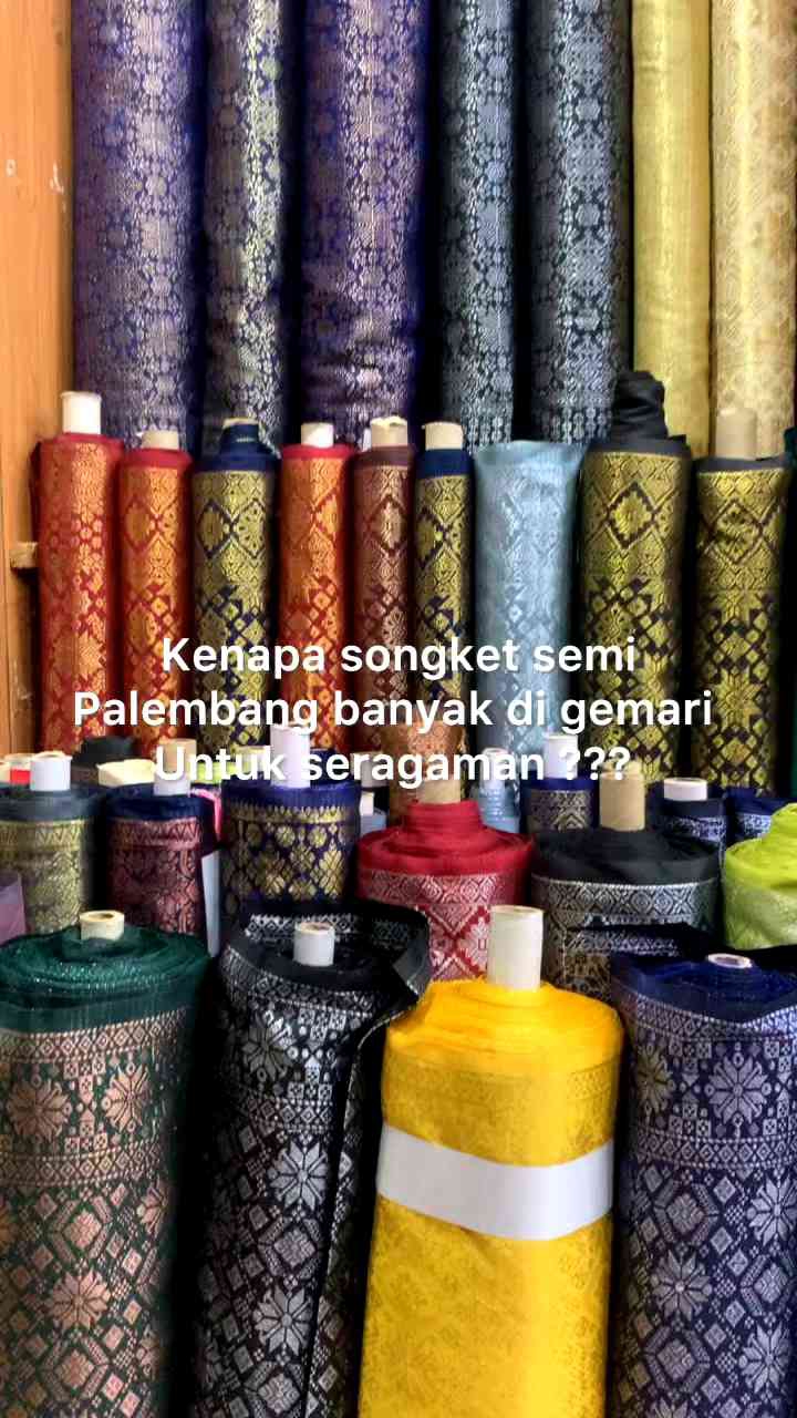 Bahan Kain Songket Palembang
