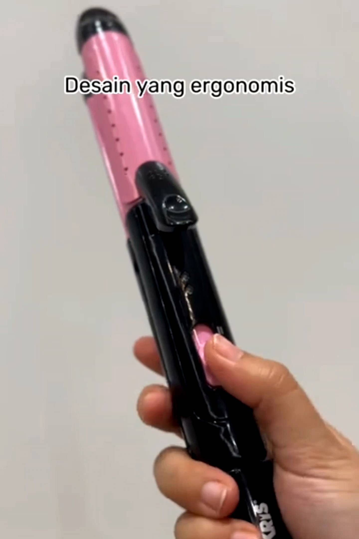 KRIS Catokan Rambut 2 In 1 Straigtener & Curly Hitam | Hair Straigtener Curly Stylish Black Kris